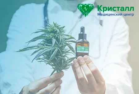 Специалист помогает отказаться от употребления каннабиса